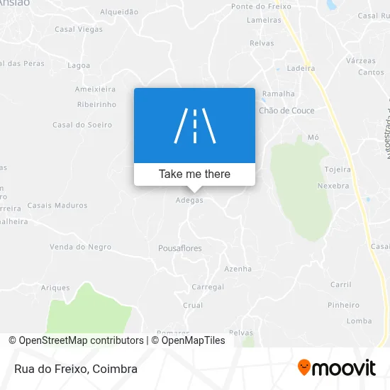Rua do Freixo map