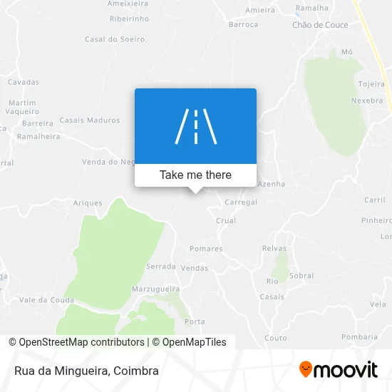 Rua da Mingueira map