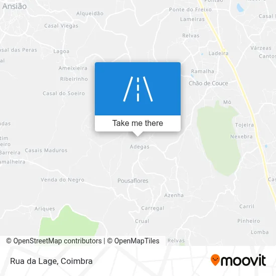 Rua da Lage map