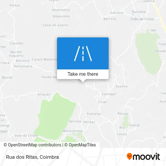 Rua dos Ritas map