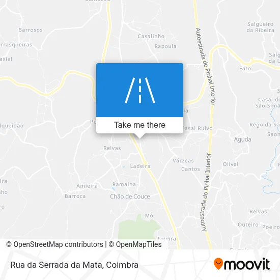 Rua da Serrada da Mata map