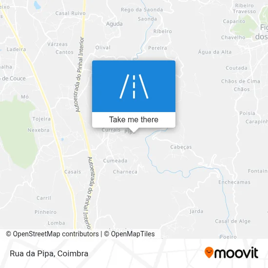 Rua da Pipa map