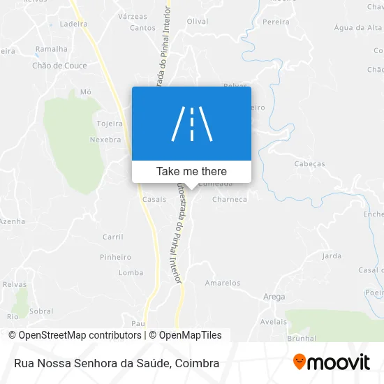 Rua Nossa Senhora da Saúde map