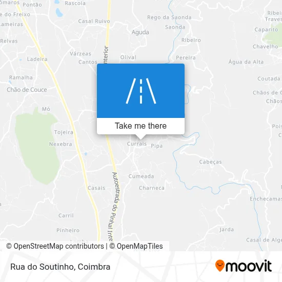 Rua do Soutinho map