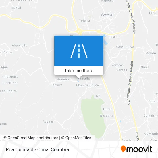 Rua Quinta de Cima map