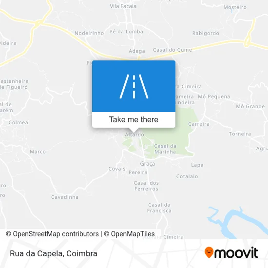 Rua da Capela map