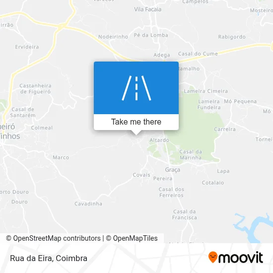 Rua da Eira map