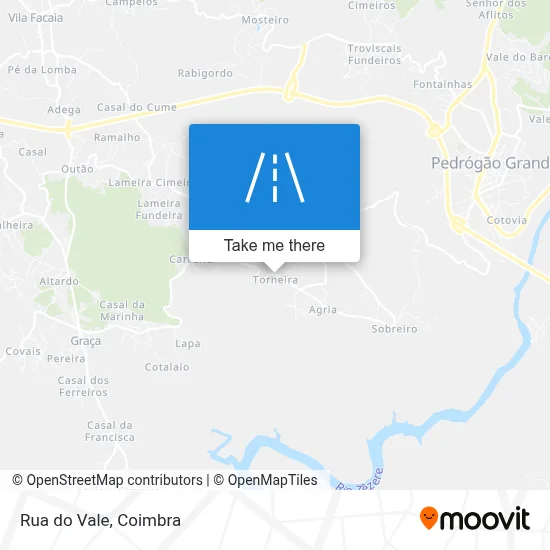 Rua do Vale map