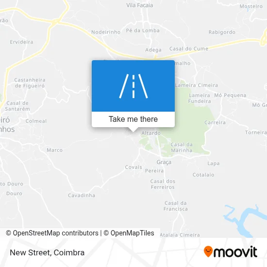 Rua Nova map