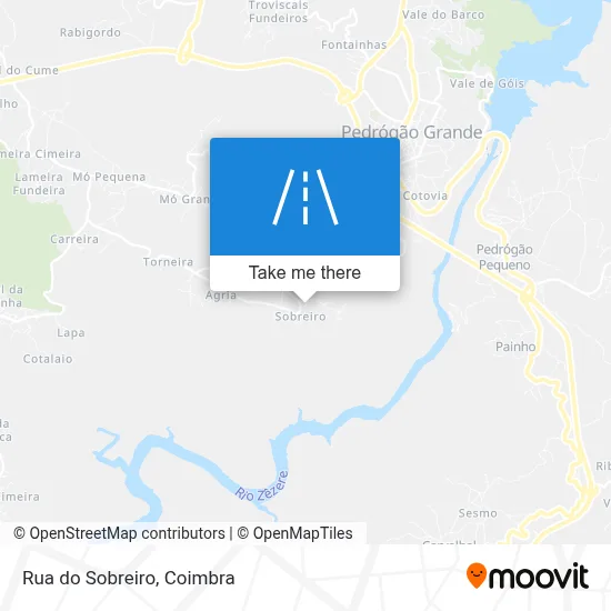 Rua do Sobreiro map