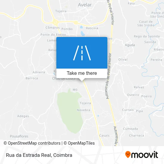 Rua da Estrada Real map