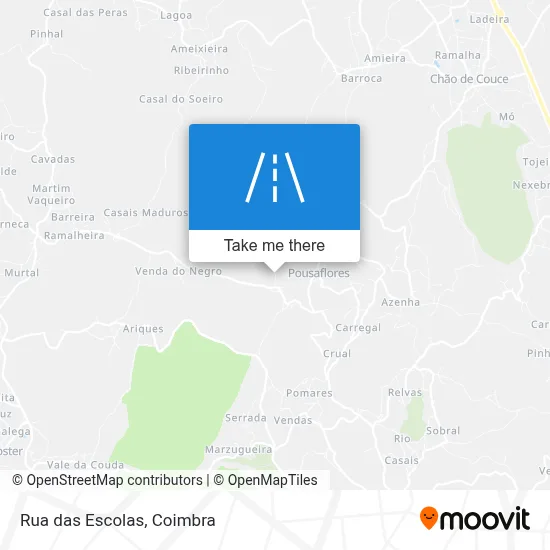 Rua das Escolas map