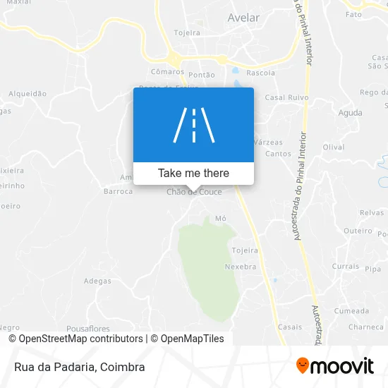 Rua da Padaria map