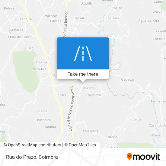 Rua do Prazo map