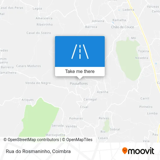 Rua do Rosmaninho map