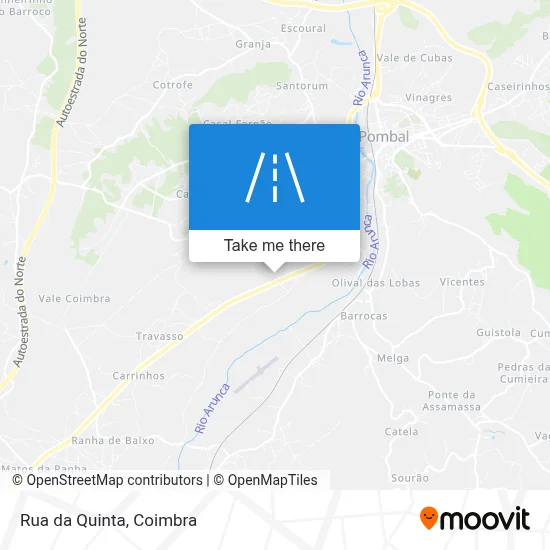 Rua da Quinta map