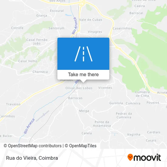 Rua do Vieira map
