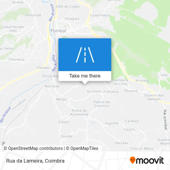 Rua da Lameira map