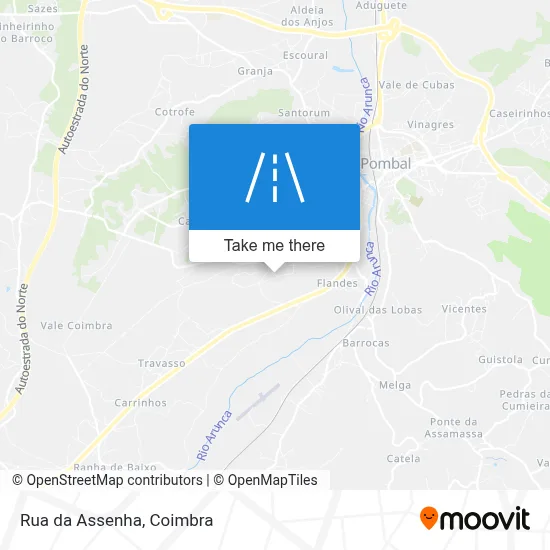 Rua da Assenha map