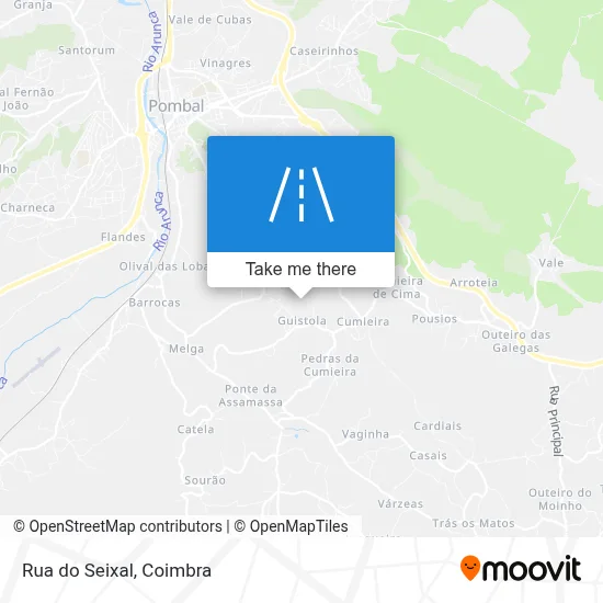 Rua do Seixal map