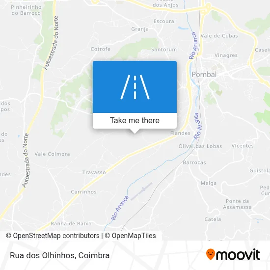 Rua dos Olhinhos map