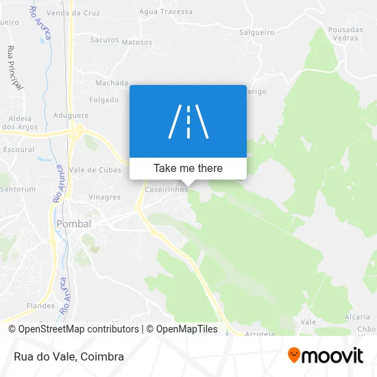Rua do Vale map