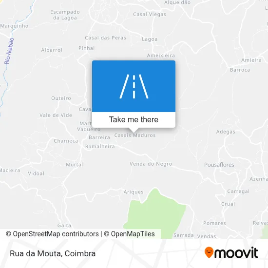 Rua da Mouta map
