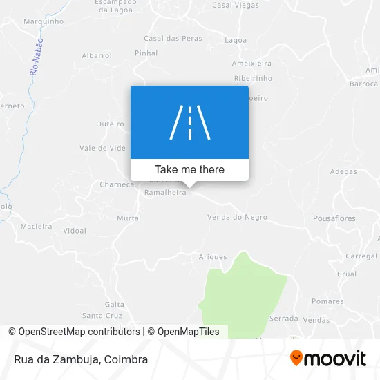 Rua da Zambuja map