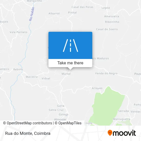 Rua do Monte map