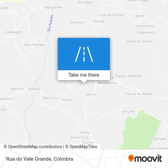Rua do Vale Grande map