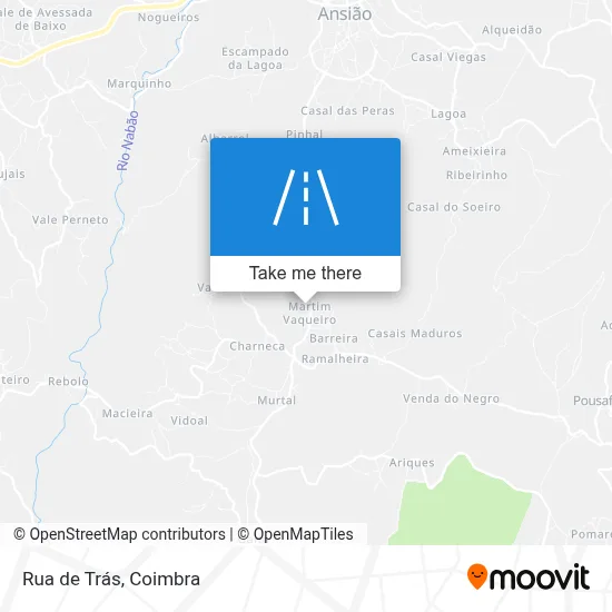 Rua de Trás map
