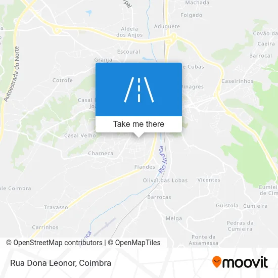 Rua Dona Leonor map