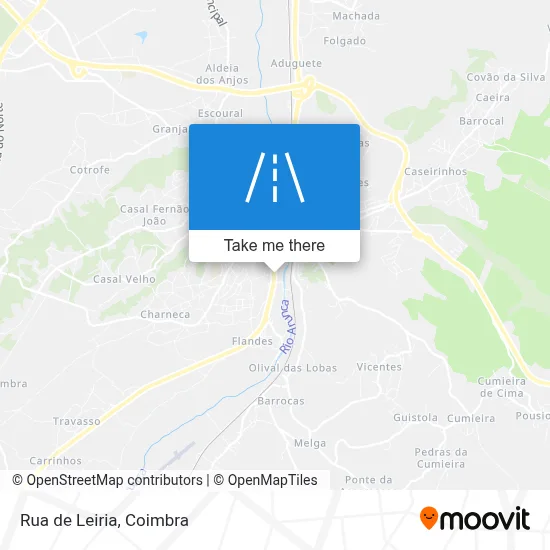 Rua de Leiria map