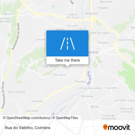 Rua do Valinho map