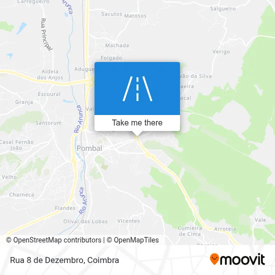 Rua 8 de Dezembro map