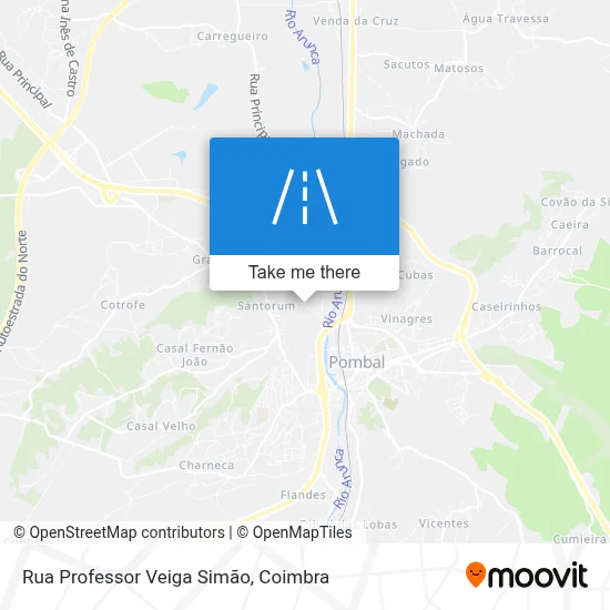 Rua Professor Veiga Simão map