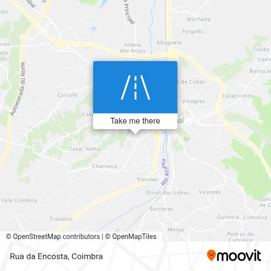 Rua da Encosta map