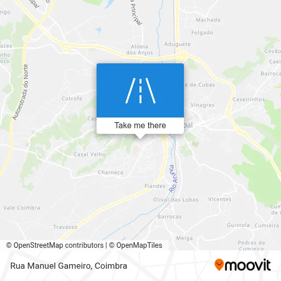 Rua Manuel Gameiro map