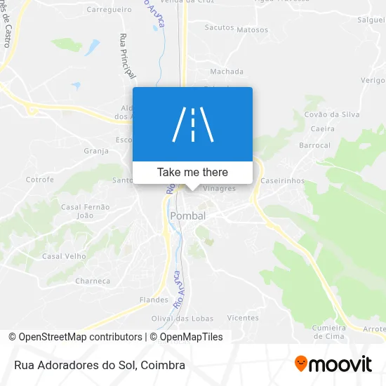 Rua Adoradores do Sol map