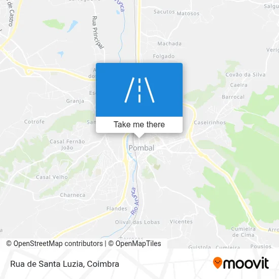 Rua de Santa Luzia map