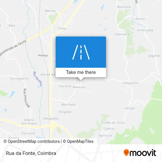 Rua da Fonte map
