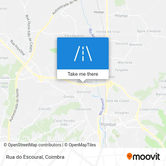 Rua do Escoural map