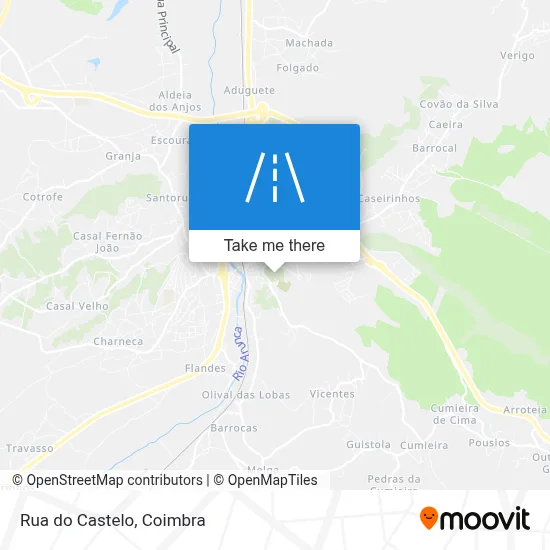 Rua do Castelo map