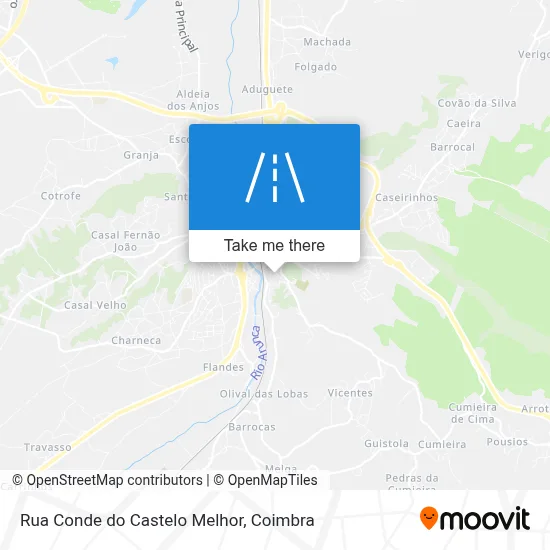 Rua Conde do Castelo Melhor map