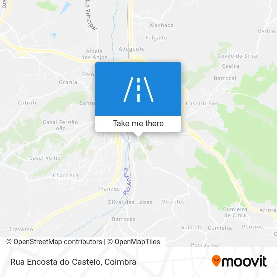 Rua Encosta do Castelo map
