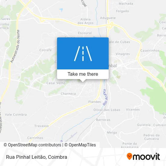Rua Pinhal Leitão map