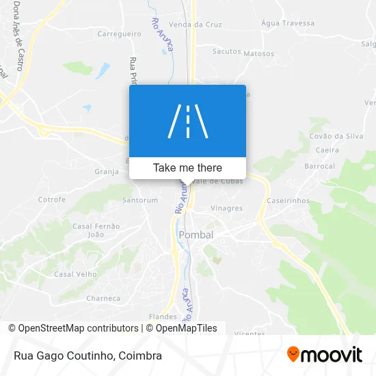 Rua Gago Coutinho map