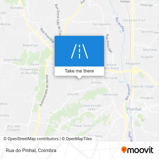 Rua do Pinhal map