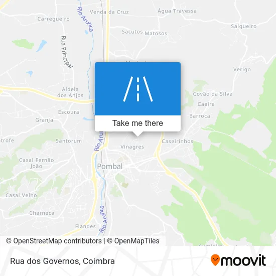 Rua dos Governos map