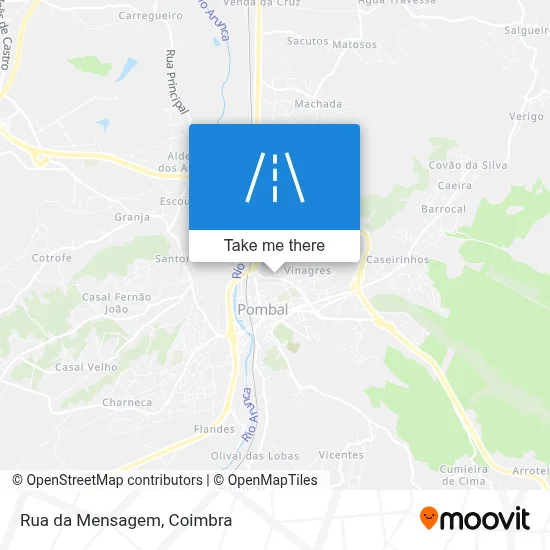 Rua da Mensagem map